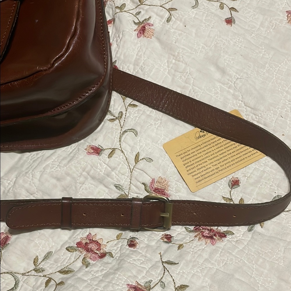Patricia Nash Brown Crossbody Bag with Adjustable Strap - Picture 13 of 13